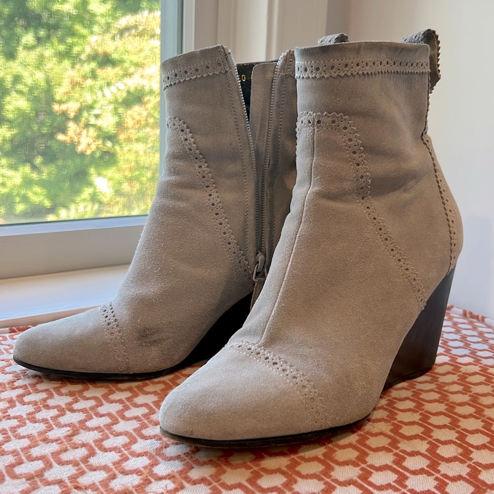 Authentic Balenciaga suede boots